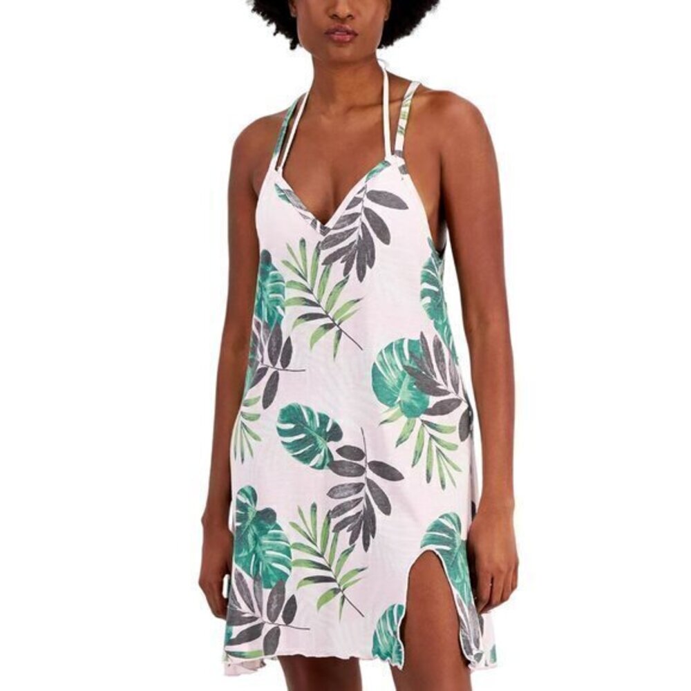 MIKEN Juniors' Printed Cover-Up Dress-M